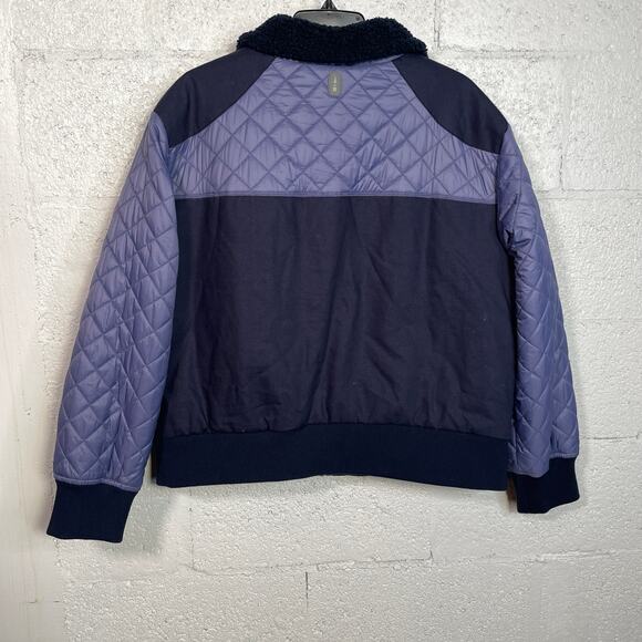 Bass Outdoor Women's Quilted-Trim Zip Bomber Jacket - Heron Multi medium - Picture 5 of 12